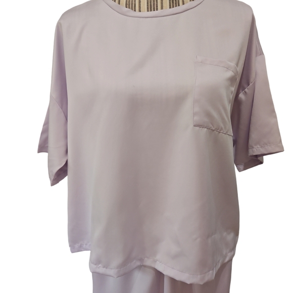 Flora by Flora Nikrooz Women 2 Piece Pajama Set Lilac Lounge Size M - Picture 4 of 14